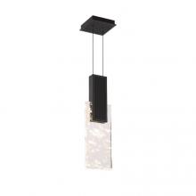 Schonbek Beyond BPD27321-BK - Tryst 21in LED 3000K/3500K/4000K 120V-277V Mini Pendant in Black with Optic Haze Quartz