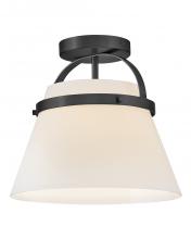 Lark Canada 83051BK - Medium Semi-Flush Mount