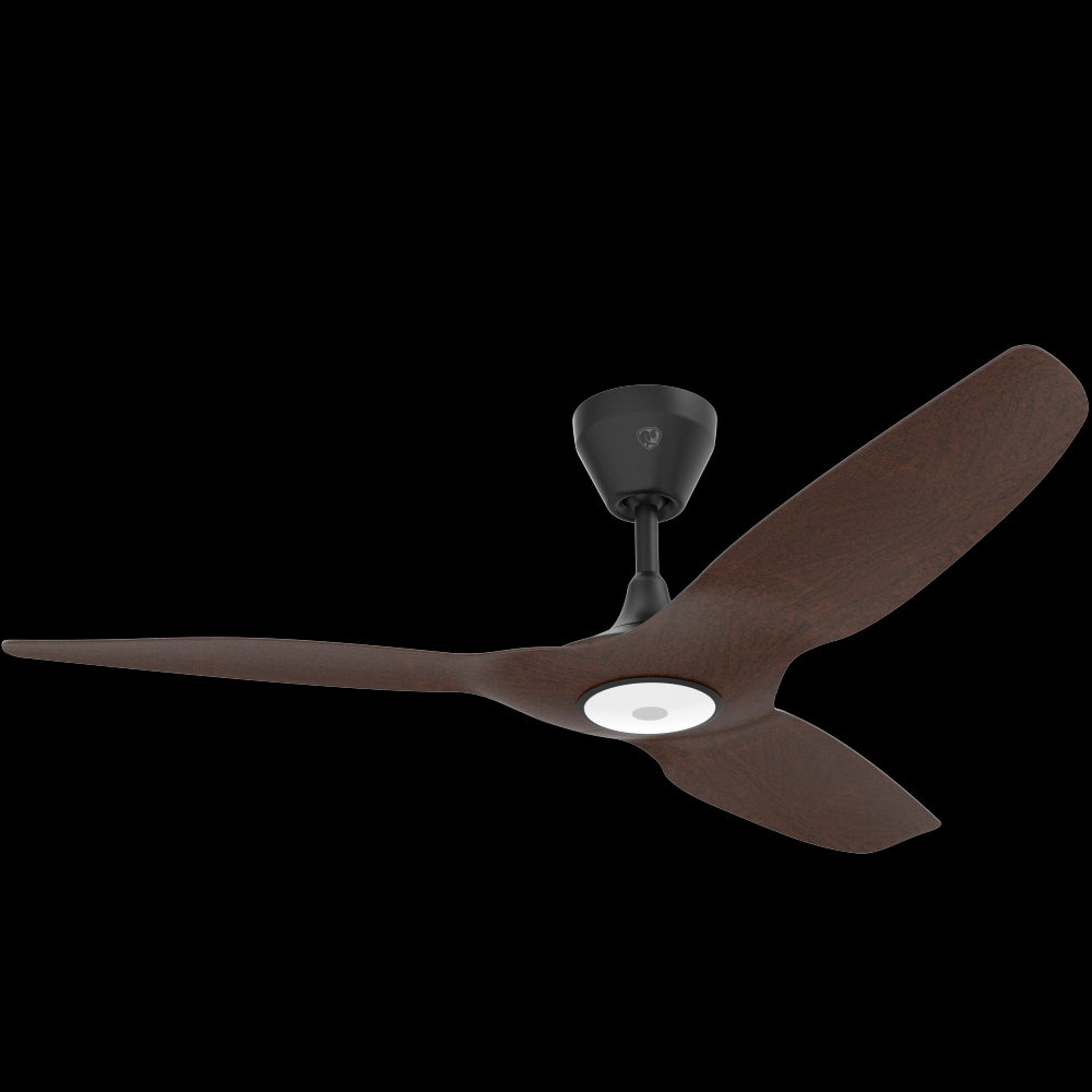 Haiku L 52" Ceiling Fan with WIFI Module, Cocoa, Universal Mount: Black
