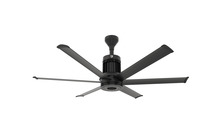 Big Ass Fans MK-I61-051806A728I06 - Ceiling Fan Kit, i6, 60", 100-277V/1PH, WiFi/BLE, Indoor, 0.05HP, 125W, Universal Mount