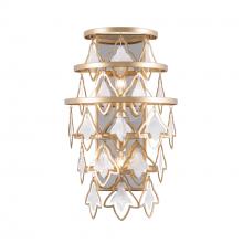  386W02FG - Fleur 2-Lt   Sconce - French Gold