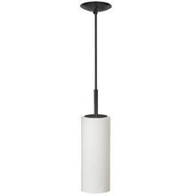 Dainolite 83202-MB-WH - 1 Light Incandescent Pendant, Matte Black with White Glass