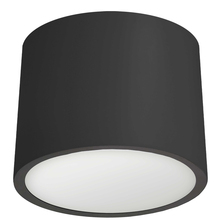 Dainolite ECO-C1015-MB - 15W Flush Mount, Matte Black with White Diffuser