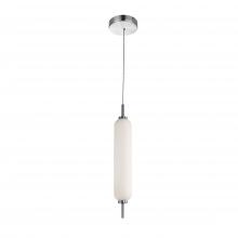 Dainolite TYA-141LEDP-PC - 10W Pendant Polished Chrome with White Opal Glass