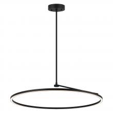 Matteo Lighting C36740MB - D40" "THE TRUNDLE" MATTE BLACK CHANDELIER