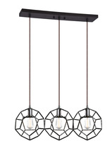 Matteo Lighting C54643RB - Geometry Linear Pendant