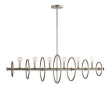 Matteo Lighting C67406SV - Hoopa Linear Chandelier