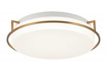 Matteo Lighting M14112AG - 1 LT Ø12” "BRAMMERTON" AGED GOLD FRAME CEILING MOUNT