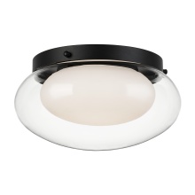 Matteo Lighting M15703MB - Caspian Matte Black Flush Mounts