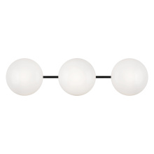 Matteo Lighting S05103MBOP - Pearlesque Matte Black Wall Sconce
