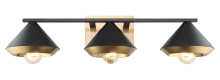 Matteo Lighting S06803MBAG - Velax Matte Black Wall Sconce