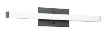 Matteo Lighting S07423MB - Madoire" LED Vanity Light - 23" Matte Black w/ Square Acrylic Lens