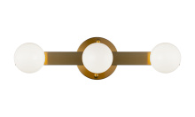 Matteo Lighting S14503AG - Pizzazz Aged Gold Brass Wall Sconce