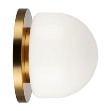 Matteo Lighting S14511AG - Pizzazz Aged Gold Brass Wall Sconce
