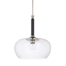 Capital Canada 325811BT-438 - 1L Pendant with Black Tie finish and clear glass.