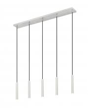  919MP12-5L-BN-LED - 5 Light Linear Chandelier