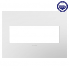  AWP3GWH4 - Gloss White, 3-Gang Wall Plate