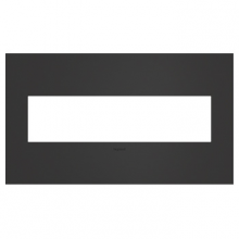  AWC4GSBL4 - Satin Black, 4-Gang  Wall Plate