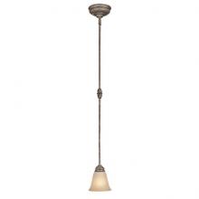  3581CS-287 - One Light Creek Stone Down Mini Pendant