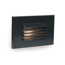  4051-30BK - LED Low Voltage Horizontal Louvered Step and Wall Light