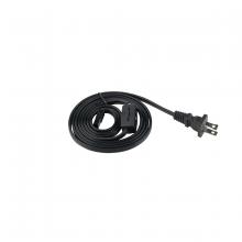 WAC Canada HR-PC6-BK - 120V Undercabinet Puck Light Power Cord