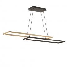 WAC Canada PD-81442-27-BK/AB - Double Entendre Linear Pendant