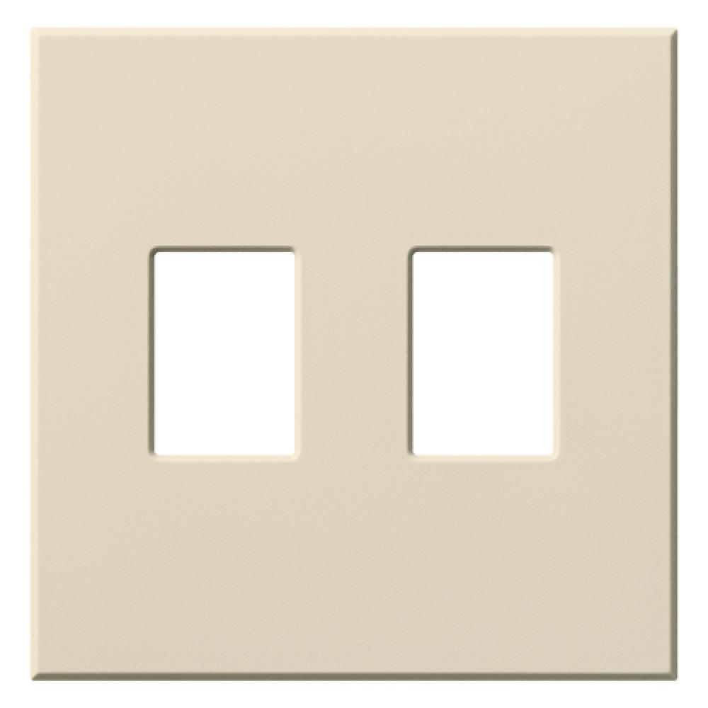 VAREO WALLPLATE 2GNG LIGHT ALMOND