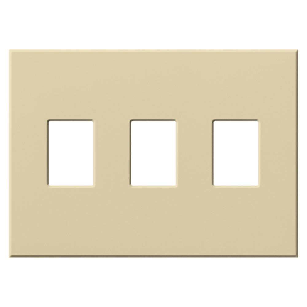 VAREO WALLPLATE 3GNG IVORY