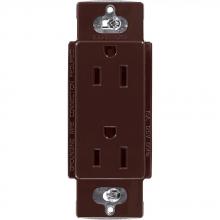  CAR-15-BR - CLARO 15A RECEPTACLE BROWN