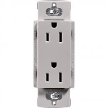  CAR-15-GR - 15A CLARO RECEPTACLE, GRAY