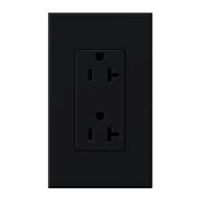 Lutron Electronics NTR-20-BL - NOVA T RECEPTACLE 20AMP BLACK