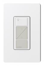 Lutron Electronics PX-2BRL-GWG-I01 - PICO WIRED 2BTN RS/LWR GLOSS WHITE/GRAY