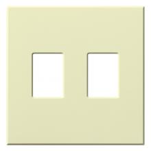 Lutron Electronics VWP-2-AL - VAREO WALLPLATE 2GNG ALMOND