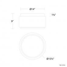 Modern Forms Canada FM-12516-27-AB - Preston Flush Mount Light