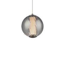 Modern Forms Canada PD-32507-27-SM/AB - Swirly Mini Pendant Light