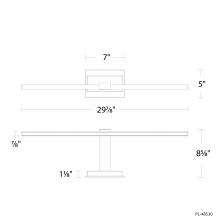 Modern Forms Canada PL-48530-27-AB - Inlet Picture Light