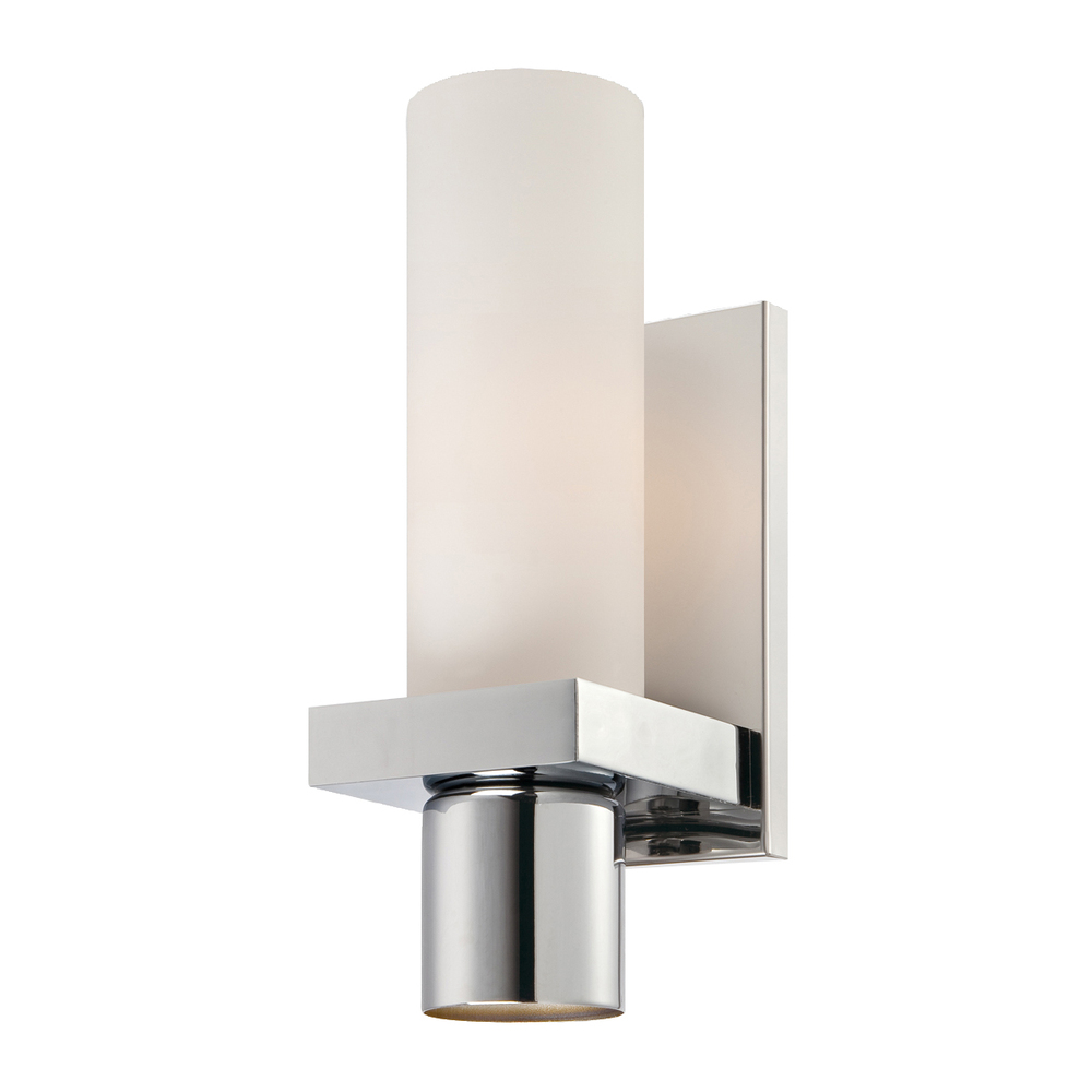 Pillar, 2LT Wall Sconce, Chr/wht