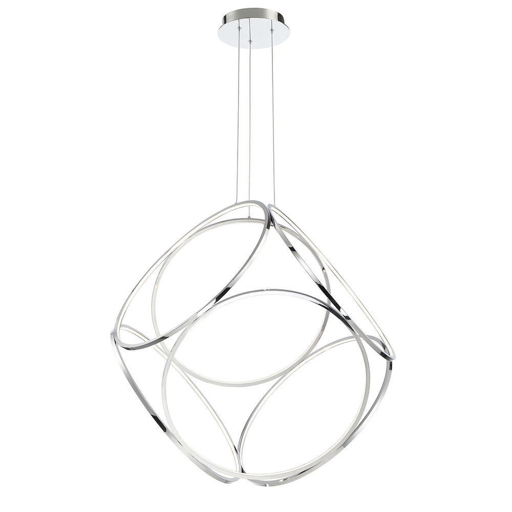 Glenview, Pendant, LED, Large, Chr