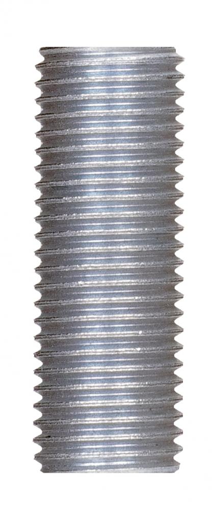 1/4 IP Steel Nipple; Zinc Plated; 1-3/8" Length; 1/2" Wide
