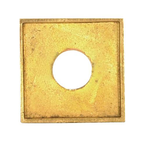 Turned Brass Check Ring; 1/8 IP Slip; Burnished And Lacquered; 1/2" Diameter