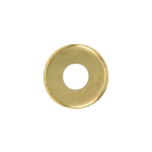 Turned Brass Check Ring; 1/8 IP Slip; Burnished And Lacquered; 5/8" Diameter