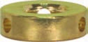 Shade Rings; 10 Gauge; 3/4" Diameter; 4 Hole Brass Plated