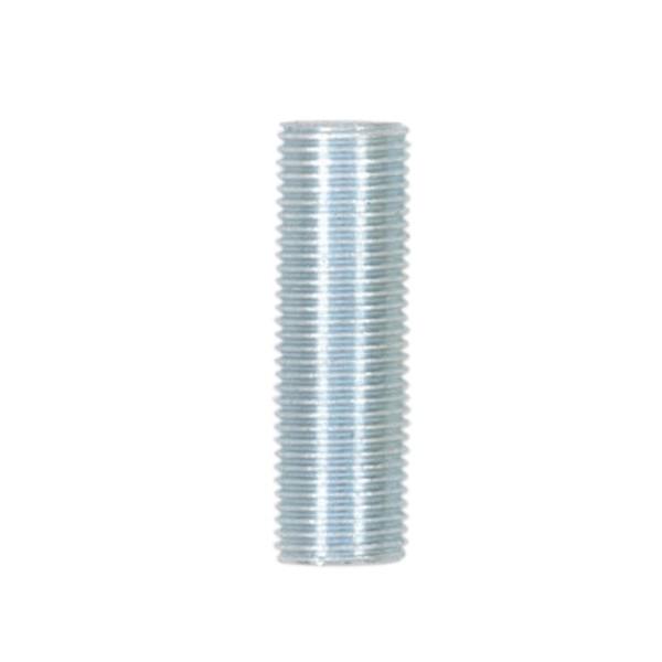 1/8 IP Steel Nipple; Zinc Plated; 3/4" Length; 3/8" Wide