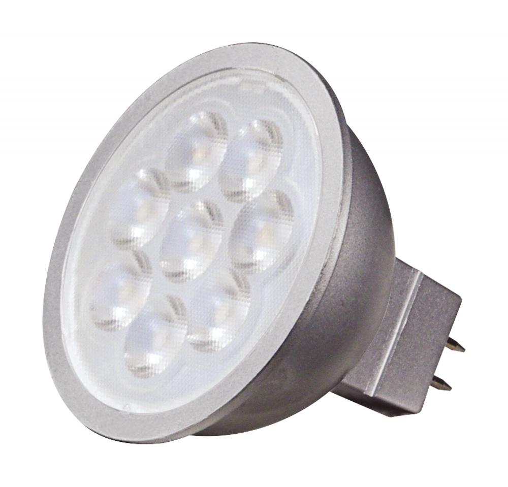 6.5 Watt; MR16 LED; 2700K; GU5.3 base; 40 deg. Beam Angle; 12 Volt