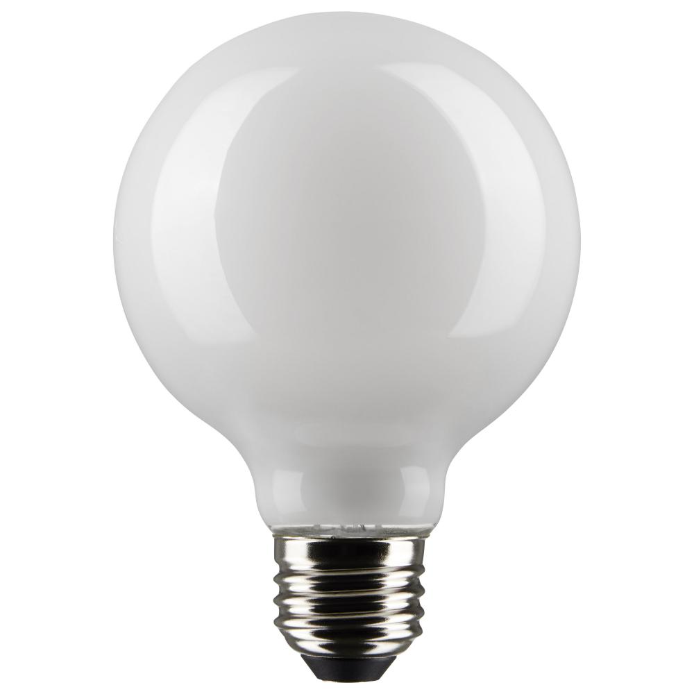 4.5 Watt G25 LED; White; Medium base; 90 CRI; 3000K; 120 Volt