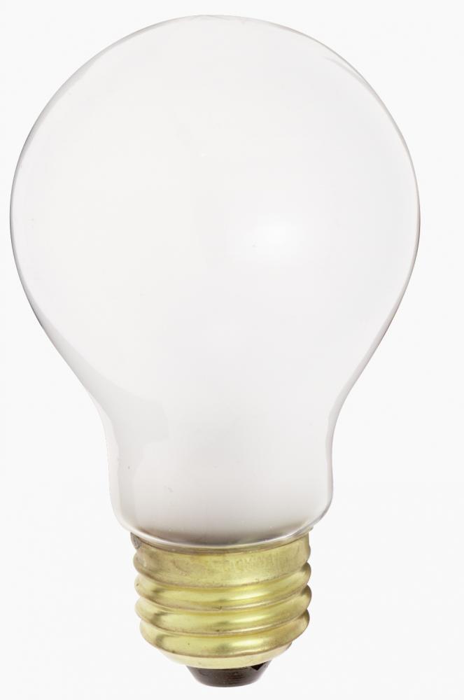 75 Watt A19 Incandescent; White; 1000 Average rated hours; 807 Lumens; Medium base; 230 Volt