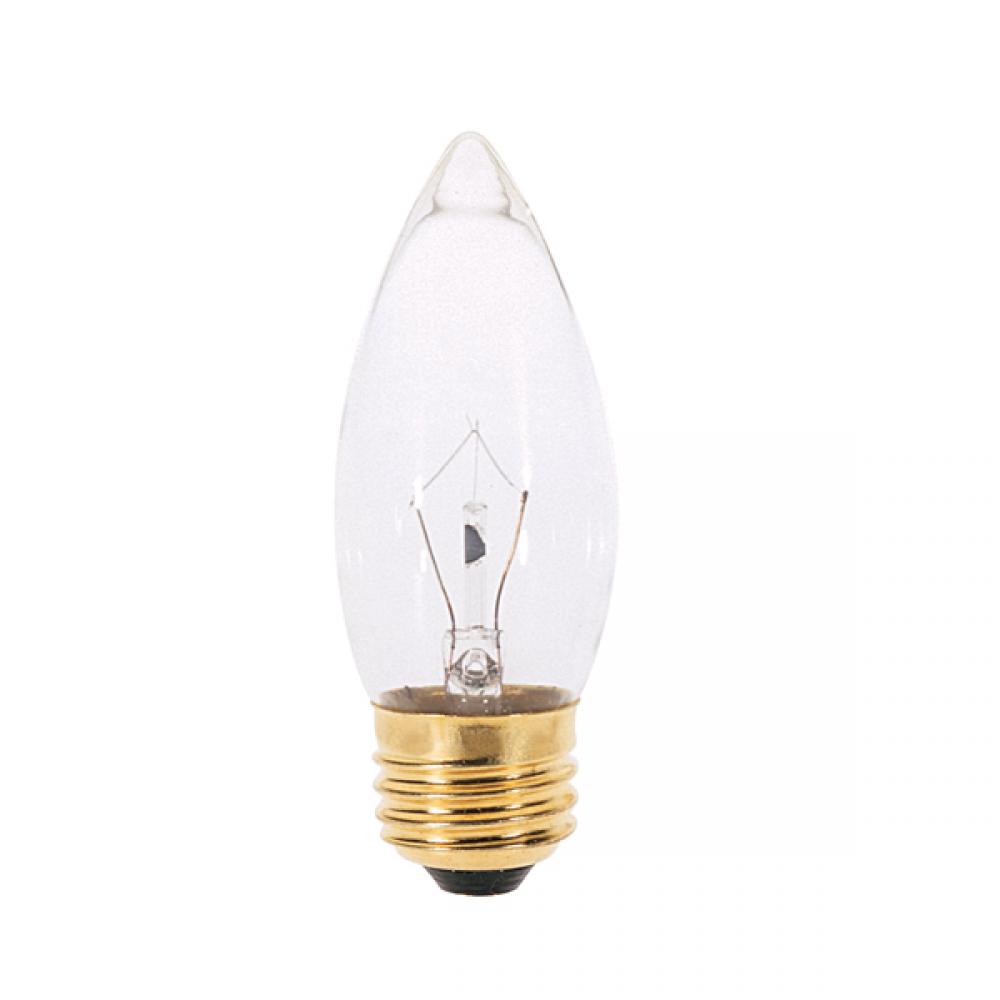 60 Watt B11 Incandescent; Clear; 2500 Average rated hours; 600 Lumens; Medium base; 130 Volt;