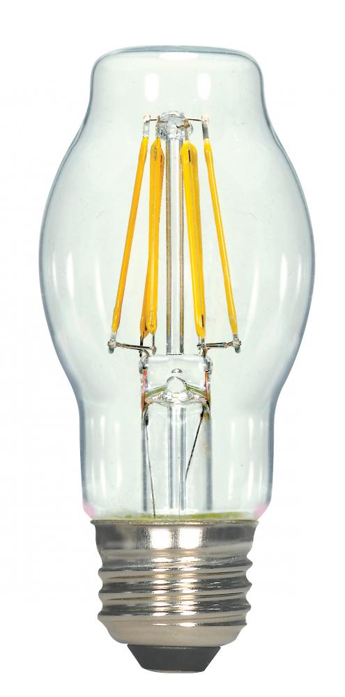 4.5 Watt BT15 LED; Clear; Medium base; 2700K; 450 Lumens; 120 Volt