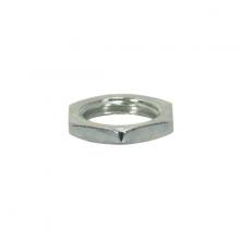  90/1038 - Steel Locknut; 1/4 IP; 11/16" Hexagon; 1/8" Thick; Unfinished