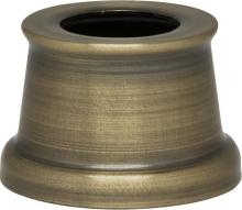 Satco Products Inc. 90/2275 - Flanged Steel Neck; 7/16" Hole; 9/16" Height; 11/16" Top; 7/8" Bottom; Antique Brass